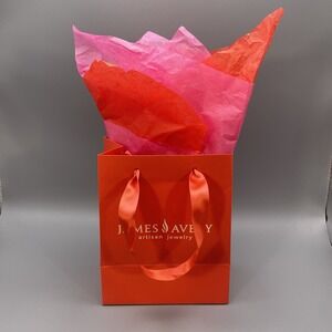 James Avery Jewelry Presentation Gift Bag Tissue Charm Christmas Mother's‎ Day